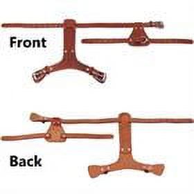 Pet Artist Genuine Leather Dog Harness Heavy Duty Training Adjustable for Bulldog Pitbull