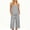 Gray, variant on Caywon Womens 2 Piece Spaghetti Strap Cami Top Cropped Pants Set Sleeveless Elastic Waist Loungewear Breathable Wrinkle-Free Casual Loose Fit Conjunto de Ropa para Mujer