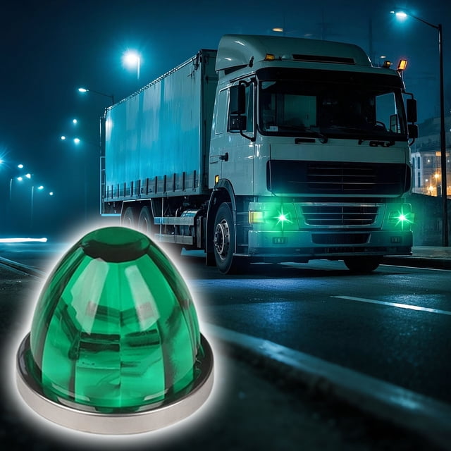 Glass Plastic Watermelon Lanterns Truck Side Light Truck Width Indicator Light Indicator Light Side Light LED Light Ship Signal Light