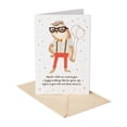thumbnail image 3 of American Greetings Funny Hipster Sloth Birthday Card with Foil, 3 of 4
