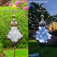 COOZZYHOUR Angel Solar Lights OIF8 Garden Stake Outdoor38Inch Metal