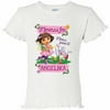 Personalized Dora The Explorer Flowers For You Girls T-shirt