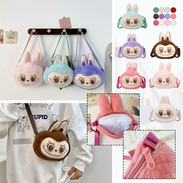 Clearance!Pop Mart The Monsters Wild At Home Plush Vinyl Dollshandbag Crossbody Bag Backpack Shoulder Bag Children'S Bag Gift