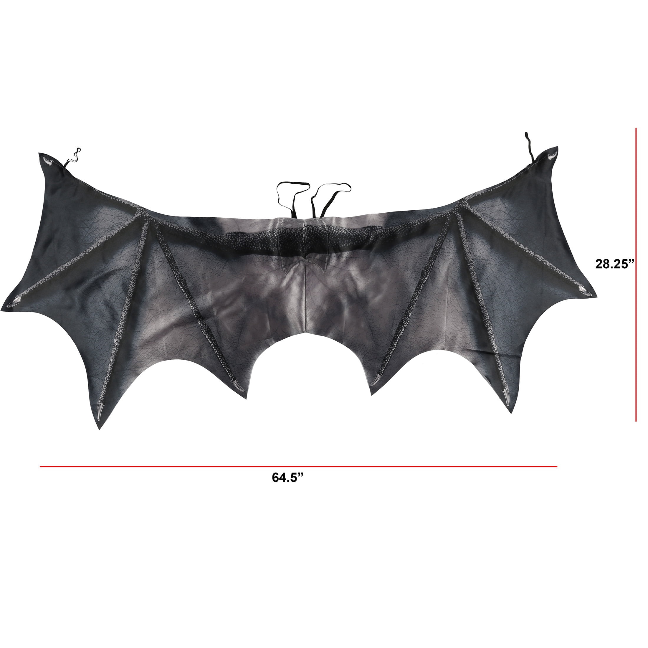 Dragon Wings Costume Accessory for Adults, Black, Halloween by Way To Celebrate