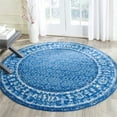 thumbnail image 2 of SAFAVIEH Adirondack Royston Traditional Area Rug, Light Blue/Dark Blue, 4' x 4' Round, 2 of 5
