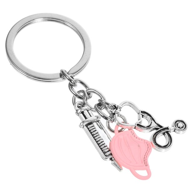 LEEYNEERKey Accessories Keychain Hospital Worker Party Supplies Women Swift Nurse Pink