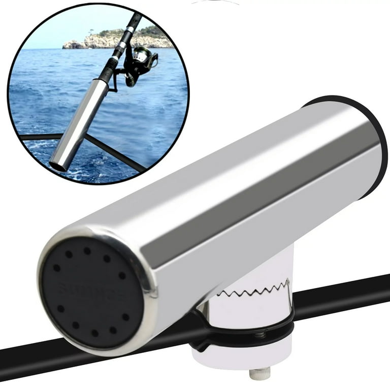 Geloo Fishing Rod Holder for Boat Stainless Steel Marine Clamp-on