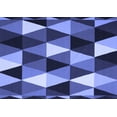 thumbnail image 1 of Ahgly Company Machine Washable Indoor Rectangle Abstract Blue Contemporary Area Rugs, 2' x 4', 1 of 1