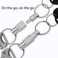 thumbnail image 2 of lanema Detachable Pull Apart Quick Release Keychains Key Rings Color Random Car Keychains, 2 of 7