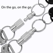 Tizuqe Quick Release Keychains, Separate Key Chain Detachable Keychains Clip,Pull Apart Keyrings,Color Random