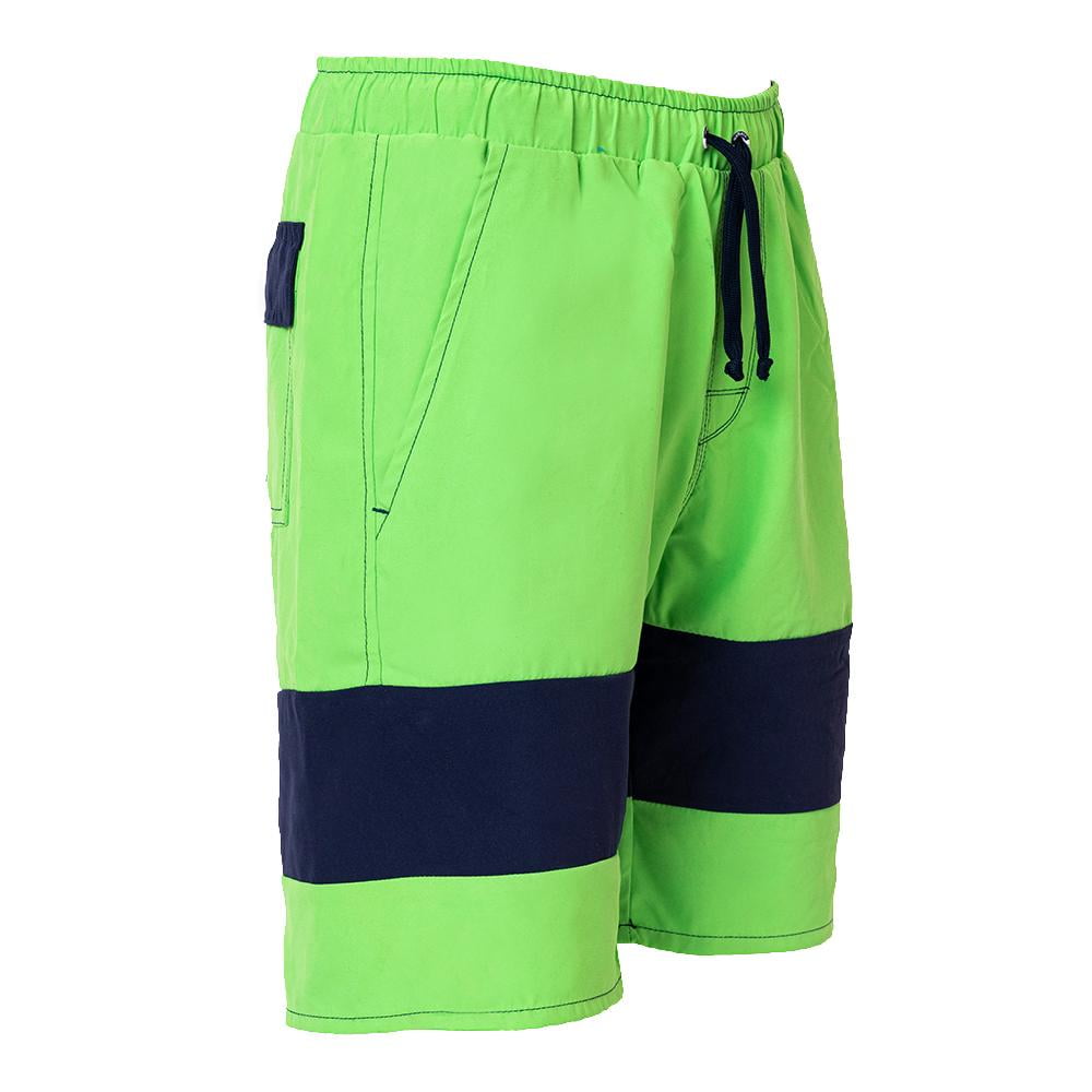 lime green swimming trunks