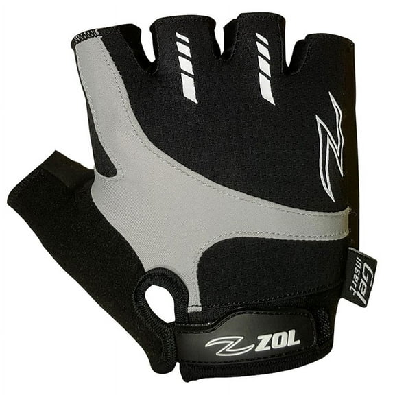 Zol Race Performance Cycling Gloves Half Finger Bike Gloves Gel Pad (X-Small)