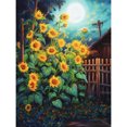 thumbnail image 1 of Cuadros Decorativos 5D bricolaje taladro redondo completo diamante pintura girasol kit hogar decoración artesanía (4) Wdftyju de costura negro 4 estilos, 1 of 9