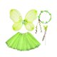 thumbnail image 4 of Disfraz de hada para niñas, vestido de ensueño para juegos de simulación, cumpleaños y carnaval. Verde, 4 of 9