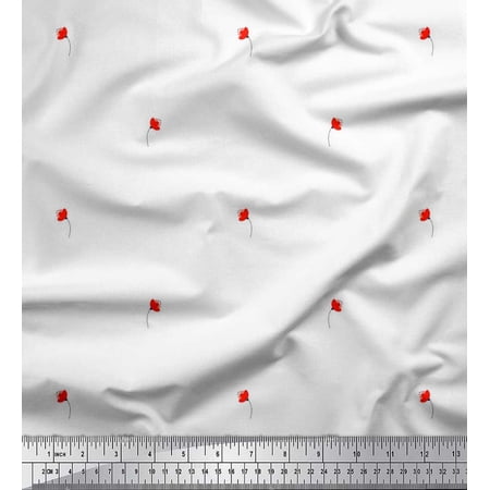 Soimoi Cotton Voile Fabric Floral Clip Art Print Sewing Fabric Yard 56 Inch Wide Soimoi Cotton Voile Fabric Floral Clip Art Print Sewing Fabric Yard 56 Inch Wide