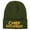Olive, variant on Chief Engineer Embroidered Long Beanie - Dk Grey OSFM