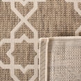 thumbnail image 5 of SAFAVIEH Courtyard Carol Geometric Indoor/Outdoor Runner Rug, Brown/Beige, 2'3" x 6'7", 5 of 10
