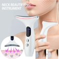 thumbnail image 1 of Masajeador de cuello de fotones Led de 3 colores, vibración, antiarrugas, dispositivo de belleza para el cuello Facial, terapia de elevación y ajuste, 1 of 5