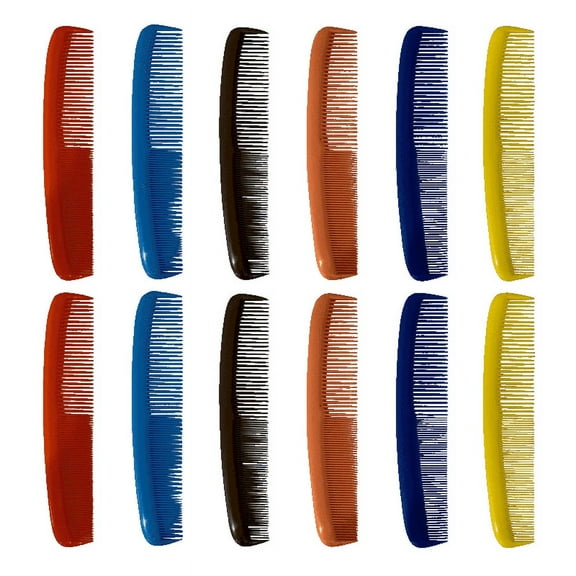 7 Inch Colorful Hair Combs for Men and Women