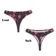 thumbnail image 3 of Balery Rose Mix Leopard 2 Tangas de Algodón para Mujer con Estampado – Ropa Interior Sexy, Transpirable, G-string-4X-Large, 3 of 6