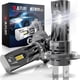 thumbnail image 1 of -katur 2pcs Turbo H7 Led Lights 1:1 Mini Size Head Lamp Wireless 16000lm Led Chips H7 Car Led Headlight Bulb 6000k White 12v., 1 of 4