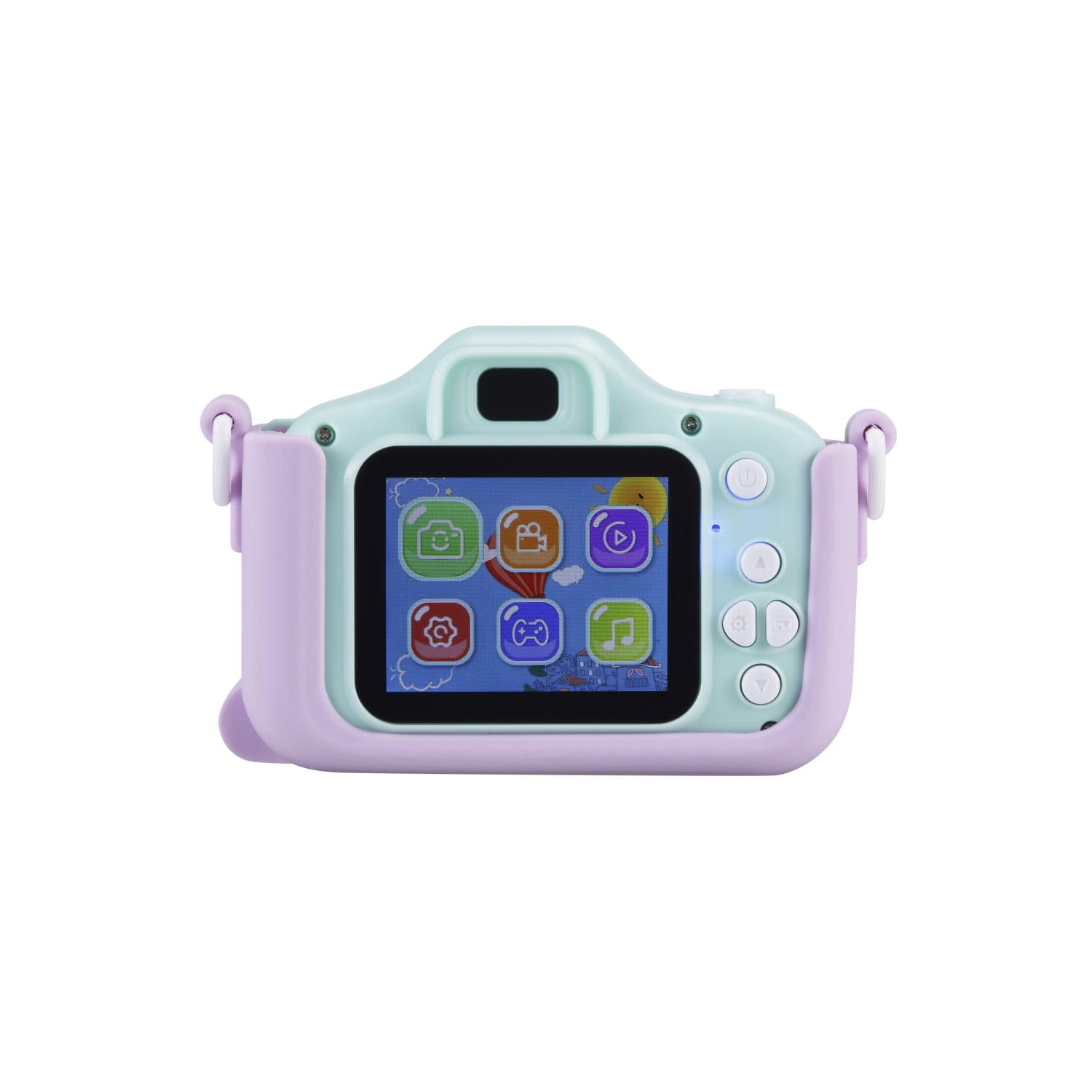 Vivitar Kidzcam Camera for Kids, Rainbow Camera with 1080p Video and Games, Purple