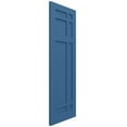 thumbnail image 2 of Ekena Millwork 18"W x 55"H True Fit PVC San Juan Capistrano Mission Style Fixed Mount Shutters, Sojourn Blue (Per Pair - Hardware Not Included), 2 of 9