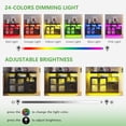 thumbnail image 5 of 40" LED Buffet Cabinet with Wireless Charging Station,Auto Sensor Coffee Bar Cabinet with 2 Doors and 2 Drawers,Modern Kitchen Buffet Sideboard for Living Room(Black), 5 of 14