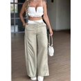 thumbnail image 3 of Y2K High Waist Wide Leg Pants, European & American Loose Straight Trousers, 3 of 3