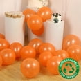 thumbnail image 4 of Efavormart 50 Pack Orange Biodegradable Balloons, Eco-friendly Thickened Extra Strong Latex Helium Party Balloons - 12", 4 of 9