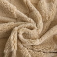thumbnail image 4 of Fleece Throw Blanket for Sofa - Soft Lightweight Plush Cozy Fuzzy Microfiber Checkered Warm Blanket, 40x60 inches, Camel, 4 of 7