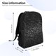 thumbnail image 4 of Disketp Black And White Dotted Mochila Unisex de Apertura Lateral Completa, Mochila para Laptop para Escuela, Trabajo y Viajes, 4 of 8