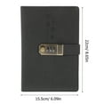 thumbnail image 2 of Carnet avec Serrure, Carnet à Mot de Passe Verrouillable, Journal Intime Verrouillable pour Étudiant, 2 of 8