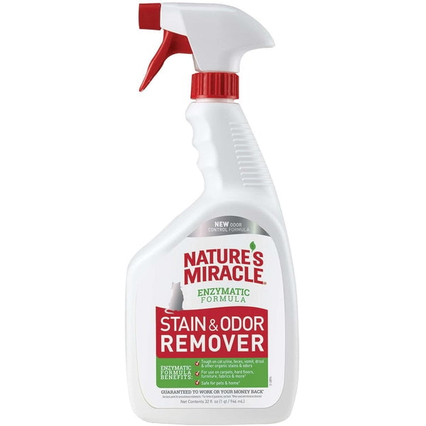 Natures Miracle P96974 Just for Cats Stain & Odor Remover, 32 Oz