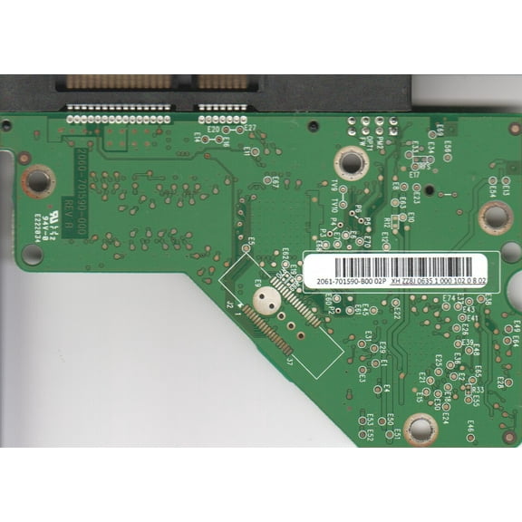 WD10EACS-00D6B1, 2061-701590-B00 02P, WD SATA 3.5 PCB