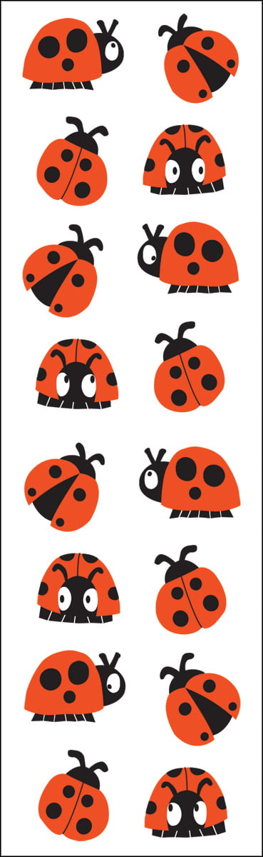 Mrs. Grossmans Stickers Chubby Ladybugs