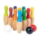 thumbnail image 5 of Juego de bolos de madera Sunnimix para niños pequeños, 5 of 8