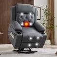 thumbnail image 1 of Ourlova Power Recliner Chair with Power Headrest and USB Charging Ports Gray, 1 of 9