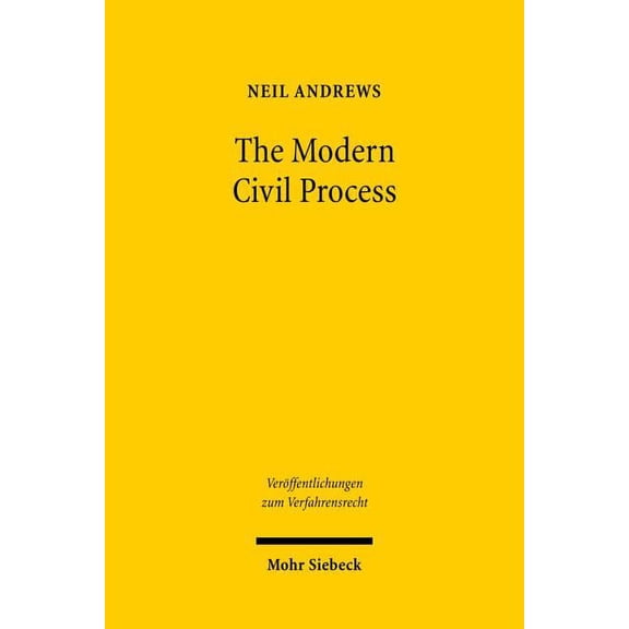 The Modern Civil Process (Paperback)