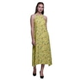 thumbnail image 1 of Bimba Robe Dos Nu Imprimée à Col Halter pour Femmes, Petite Taille, 1 of 1