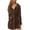 F-Brown, variant on Fengactive Bathrobe for Women Flannel Robes Quick Dry Warm Soft Knee Length Towel Bathrobes with Belt