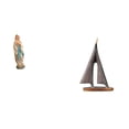 thumbnail image 1 of Estatua De La Virgen María En Un Velero, Figura De Lady Luther, Obra De Arte Decorativa De Resina, Adorno De Barco De Jesús, Escultura Bendita Para Oficina, Hotel, Sala De Estar Y Coche., 1 of 8