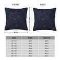 Yiaed Navy Dark Blue Print Pillow Covers Super Soft Decorative Square