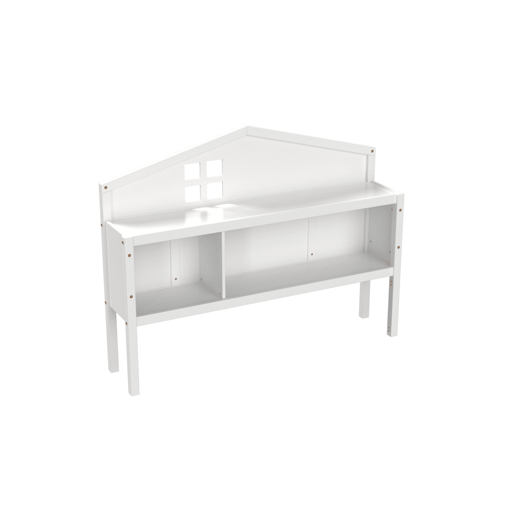 Jopath Headboard for Full Size Bed with Storage Shelf,Head Board Floor Bed,Sturdy and Stable,Easy Assembly,White