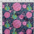 thumbnail image 4 of oneOone Cotton Jersey Pink Fabric Abstracts Sewing Fabric By The Yard Printed Diy Clothing Sewing Supplies 58 Inch Wide, 4 of 5