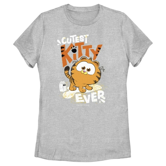 Women's The Garfield Movie Cutest Kitty Ever  Graphic T-Shirt