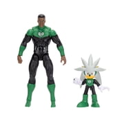 Sonic X DC Action Figure Multipack - 2.5 inch Silver & 5 inch Green Lantern