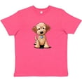 thumbnail image 3 of Inktastic Kiniart Mini Goldendoodle Youth T-Shirt, 3 of 5