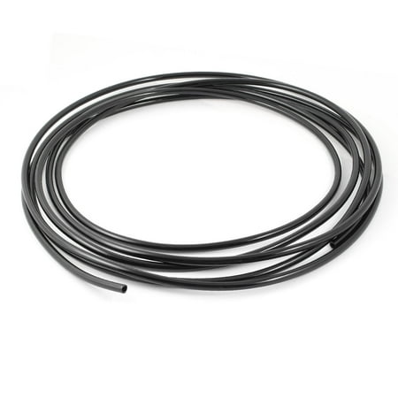 Unique Bargains Black 6mm OD 4mm Inside Diameter PU Air Tubing Hose Pipe 5M Length