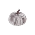 thumbnail image 3 of Fall Decor,Fall Decorations for Home,Velvet Pumpkins Decoration Artificial Fake Pumpkins,3IN Fabric Wrapped Pumpkin Ornaments for Home Kitchen Farmhouse(Gray), 3 of 6